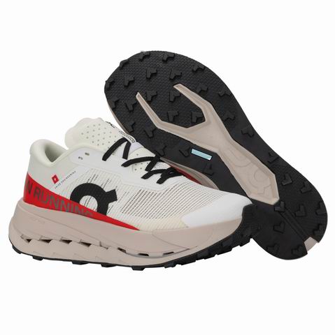 (image for) ON Running Cloudultra 3 Men's Women's Shoes White Red Black-1